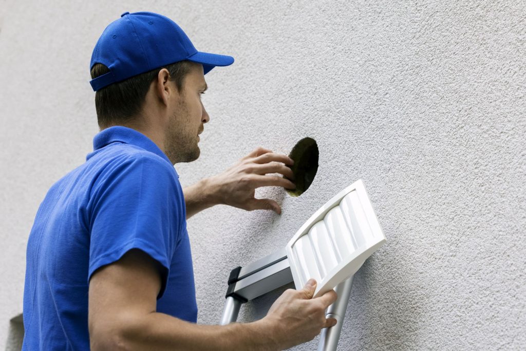 Our team provides air duct cleaning services