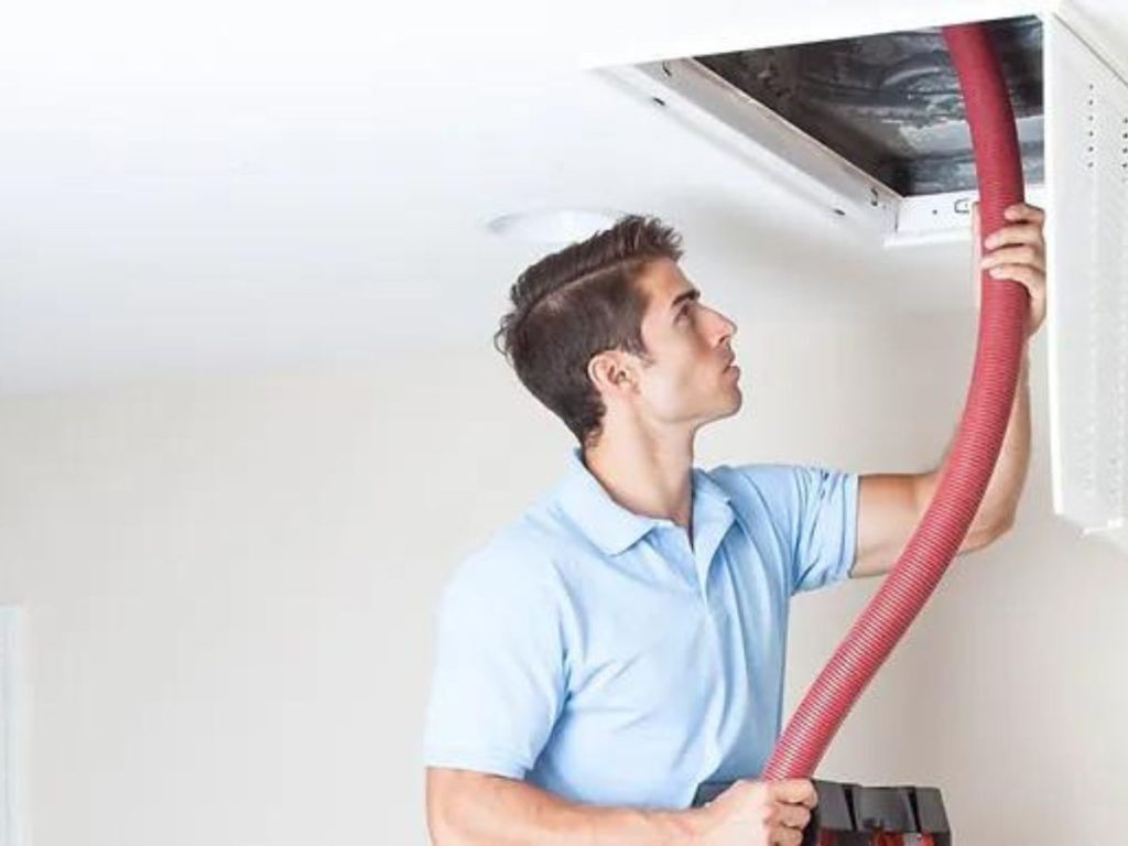 Average air duct cleaning time in San Antonio